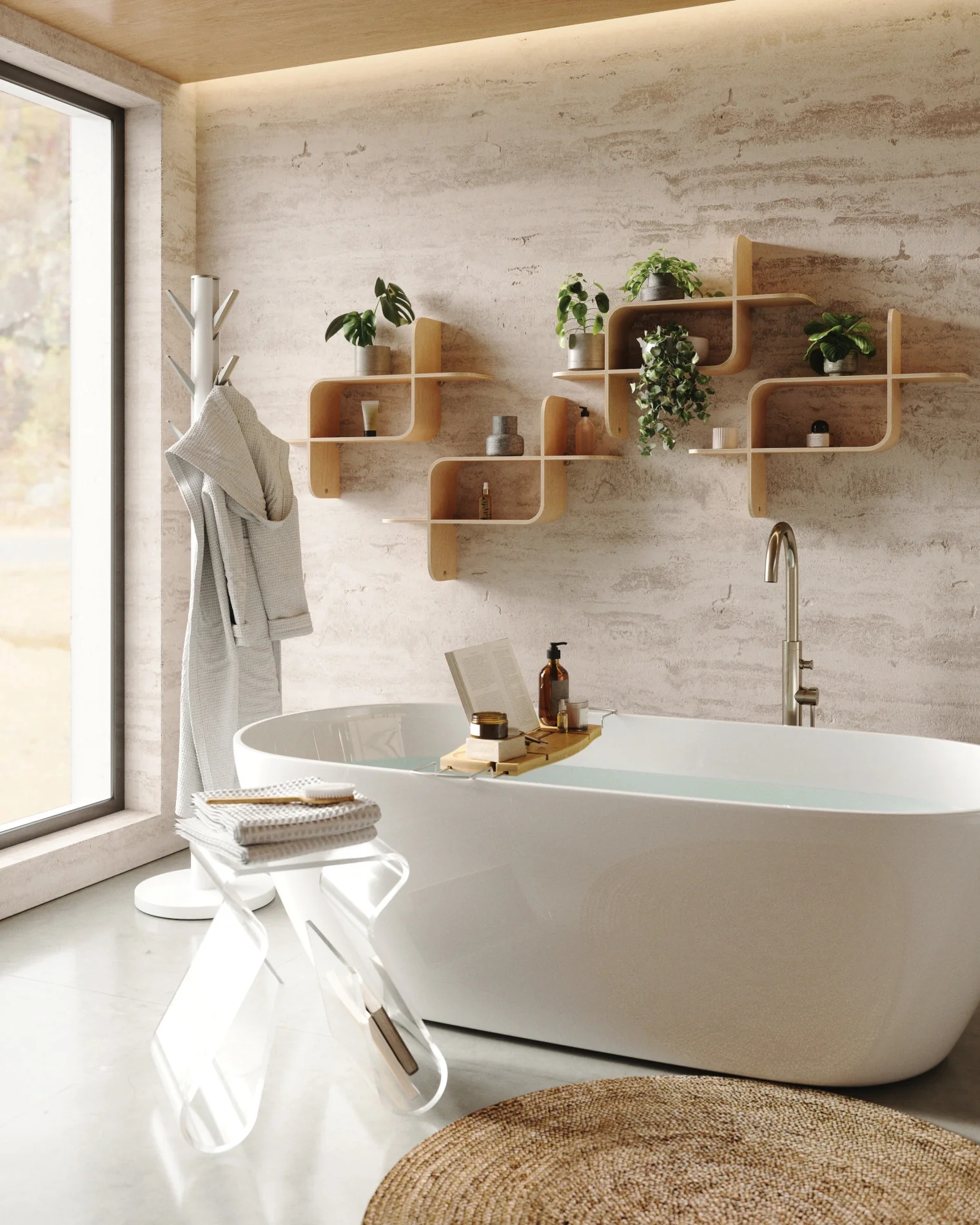 Aquala Bathtub Caddy & Tray - Image 8
