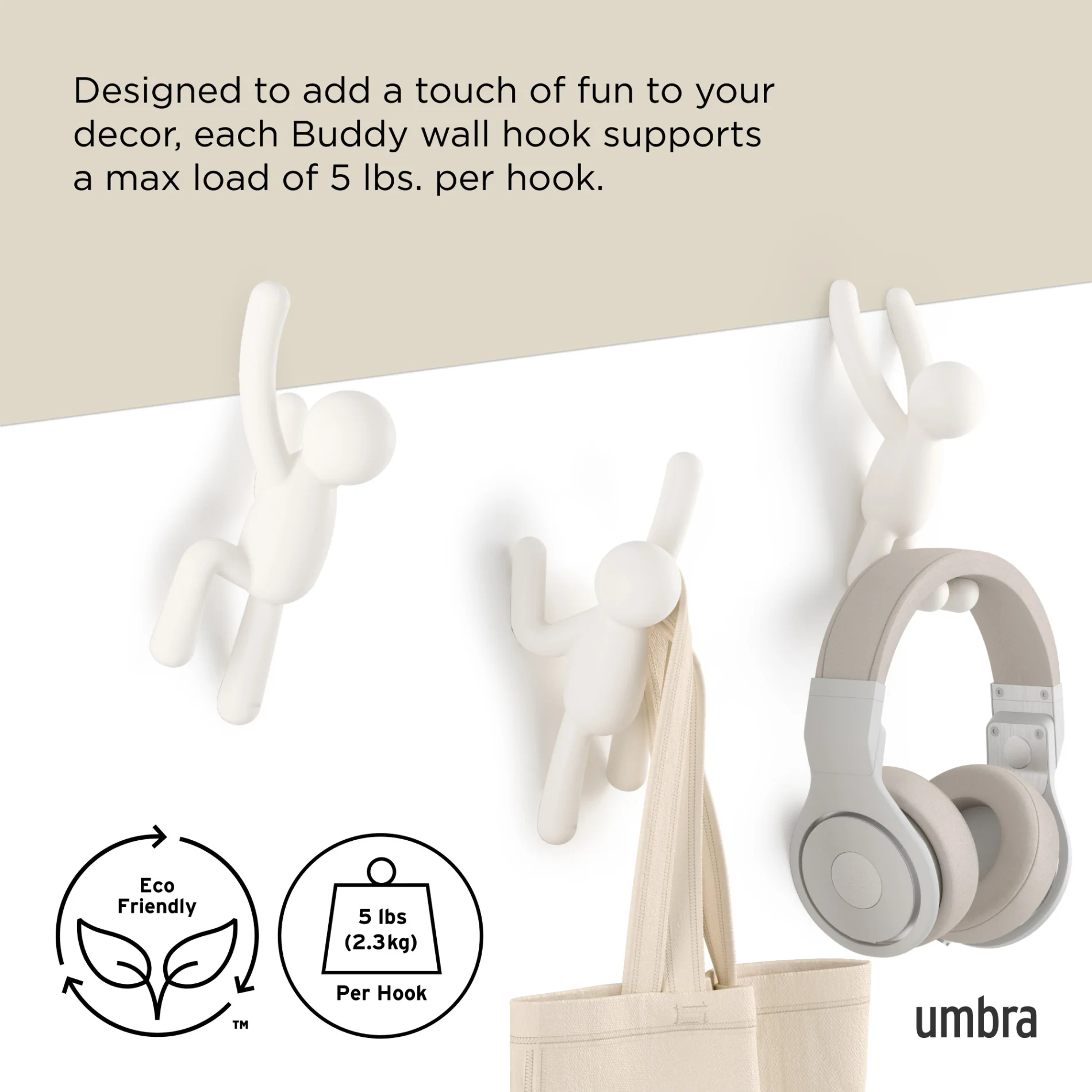 Buddy Wall Hooks, Set of 3 - Image 19