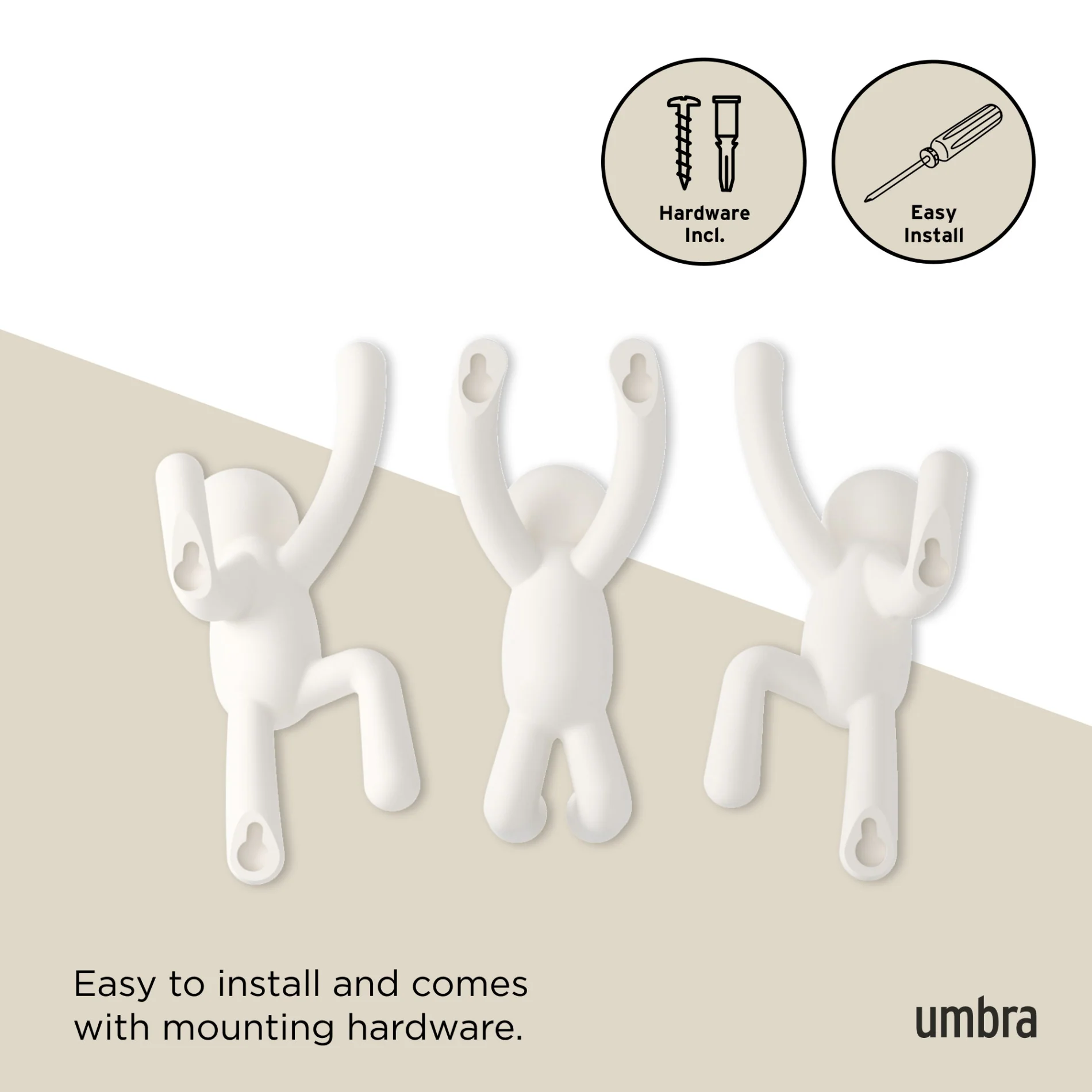 Buddy Wall Hooks, Set of 3 - Image 20