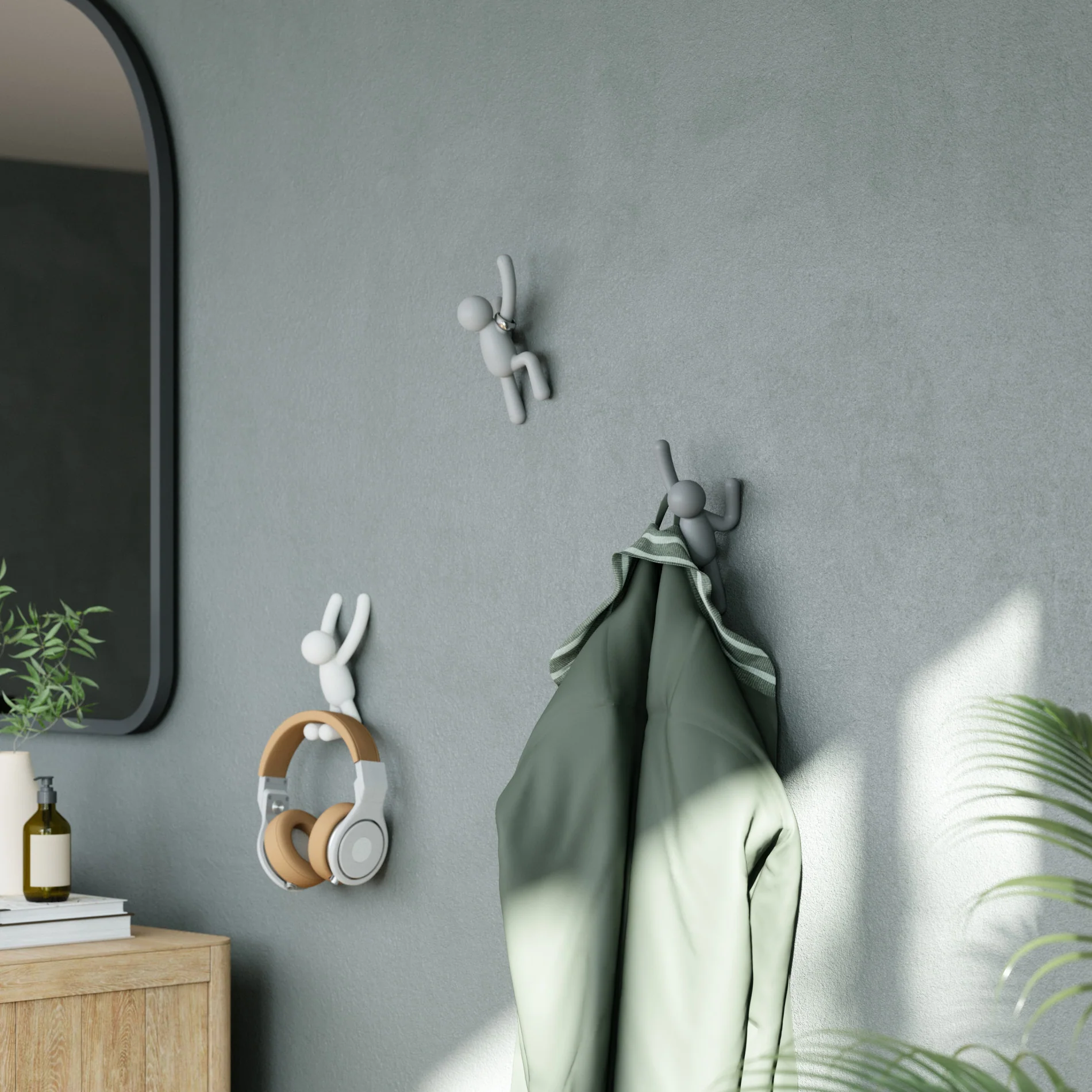 Buddy Wall Hooks, Set of 3 - Image 24