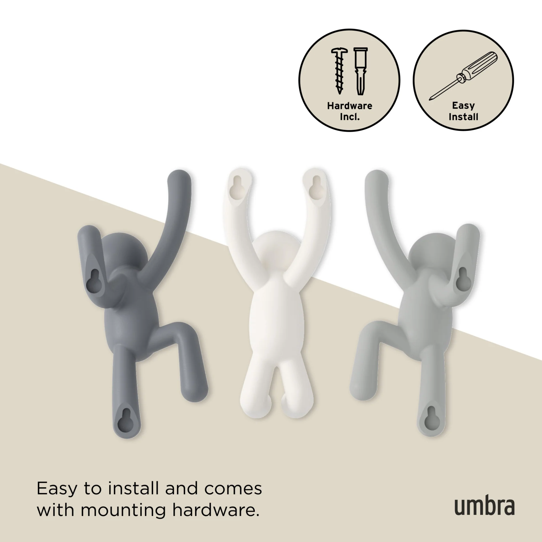 Buddy Wall Hooks, Set of 3 - Image 27