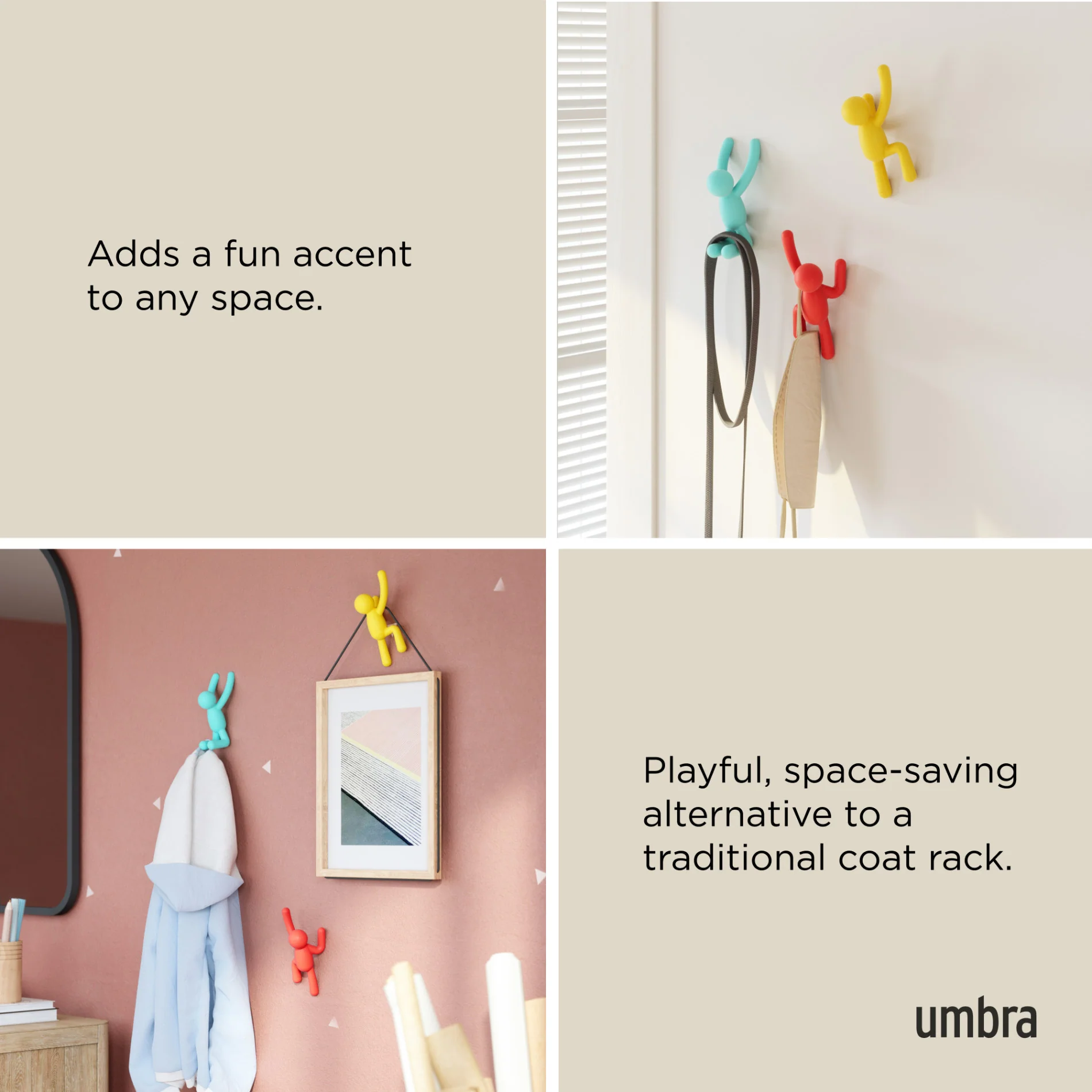 Buddy Wall Hooks, Set of 3 - Image 34
