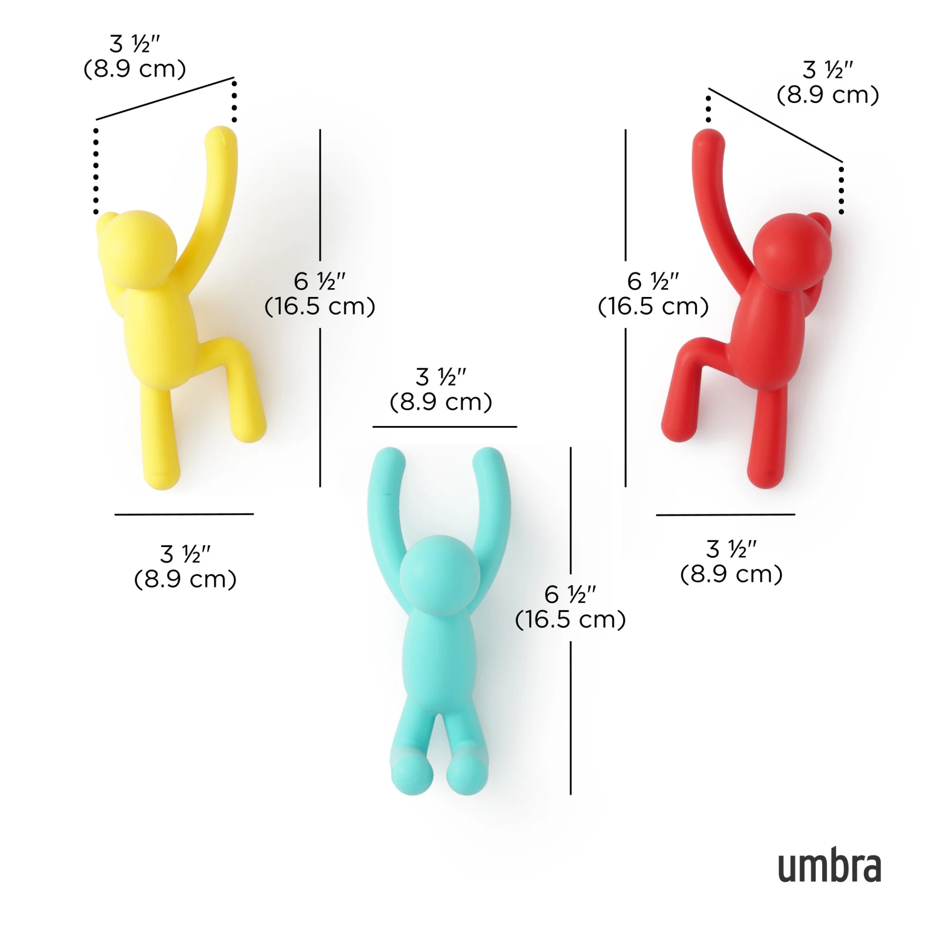 Buddy Wall Hooks, Set of 3 - Image 35
