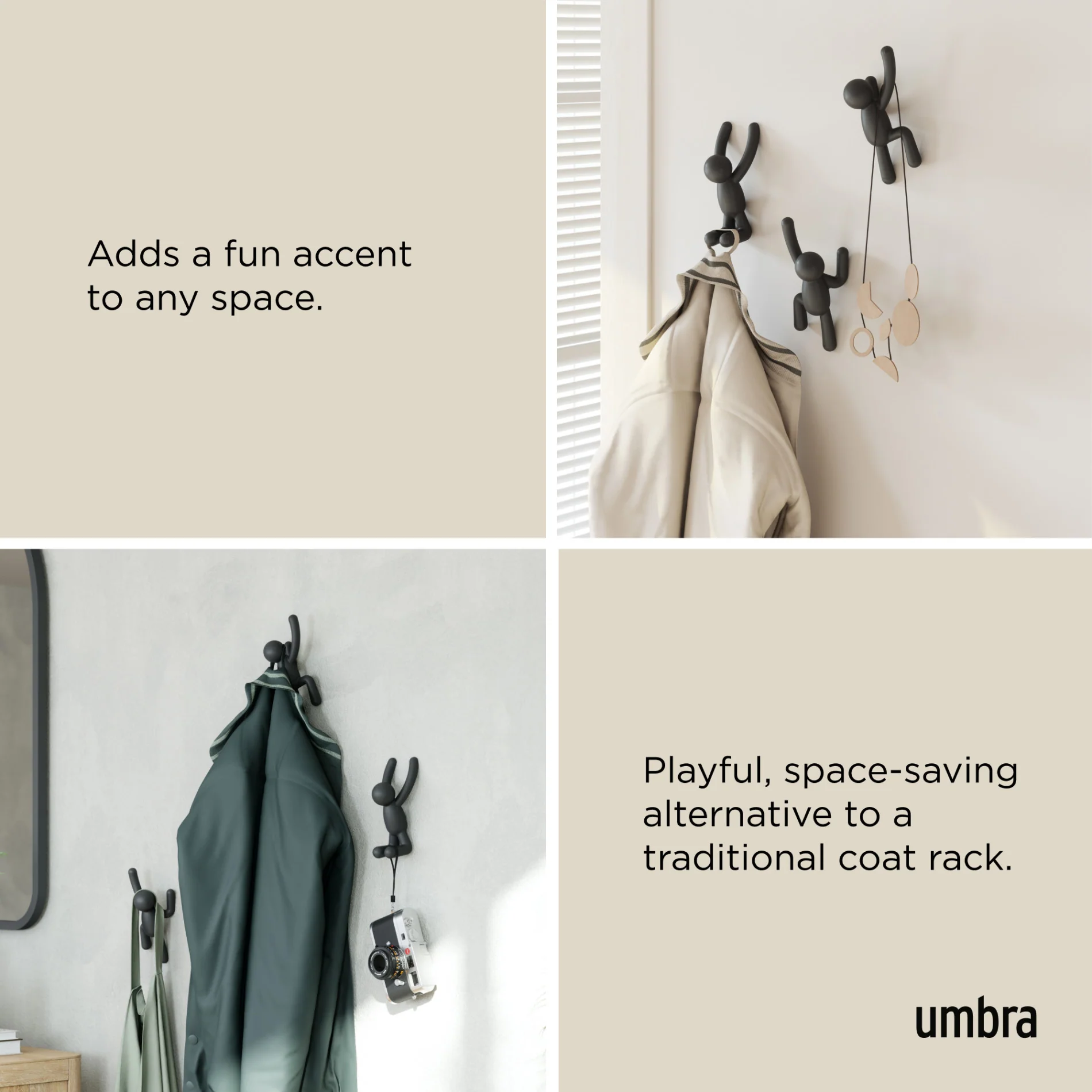 Buddy Wall Hooks, Set of 3 - Image 6