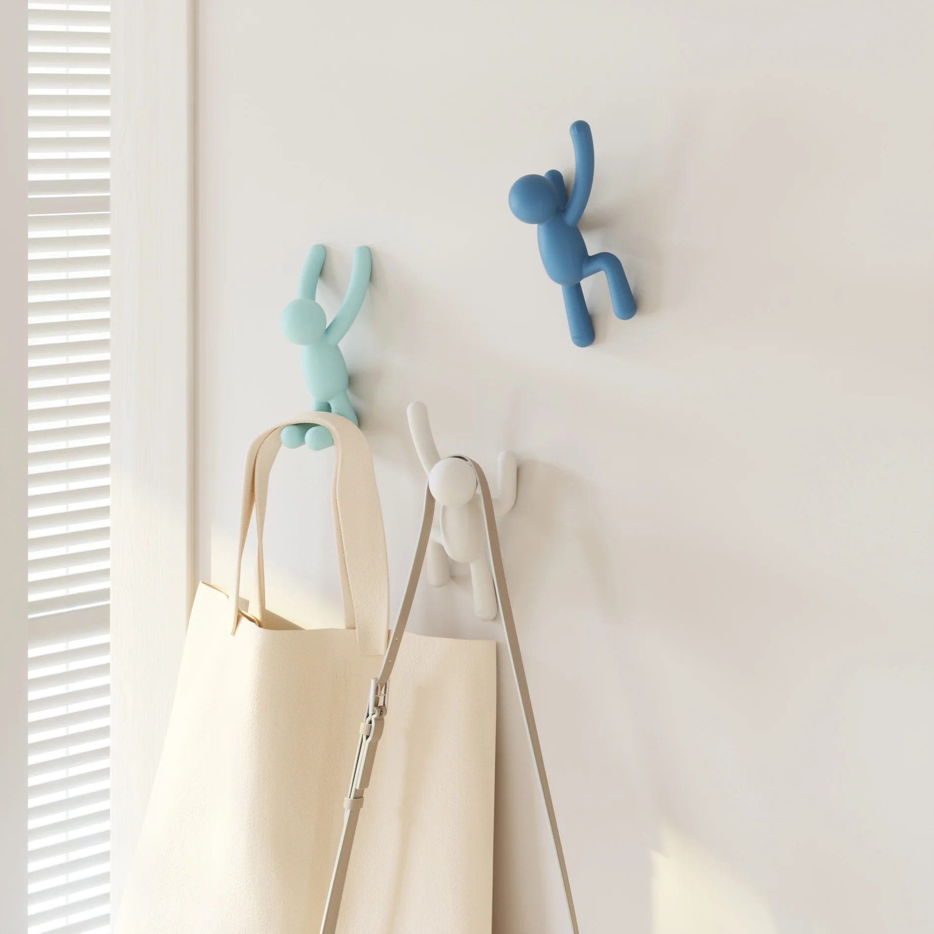 Buddy Wall Hooks, Set of 3 - Image 9