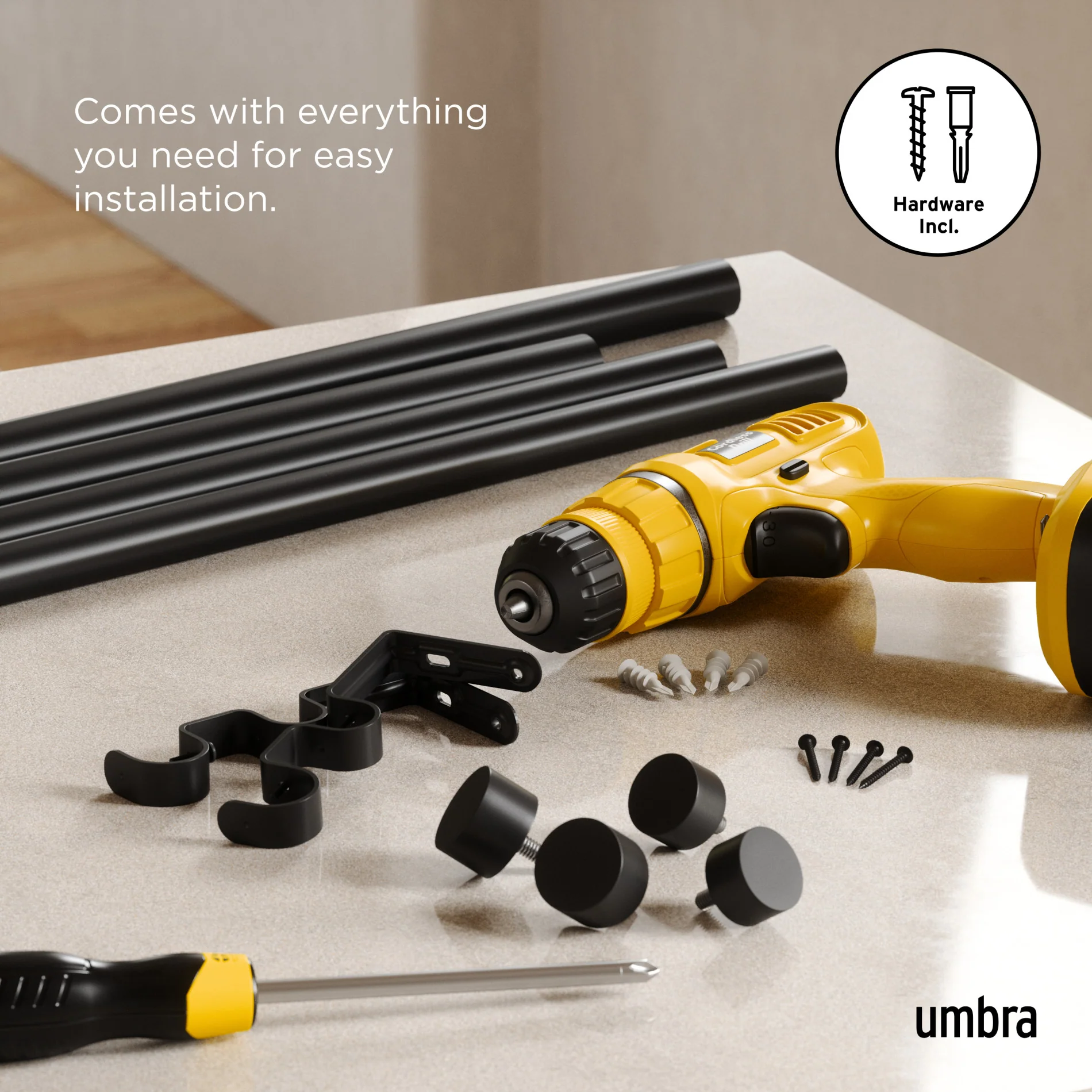 Cappa Double Curtain Rod - Image 11
