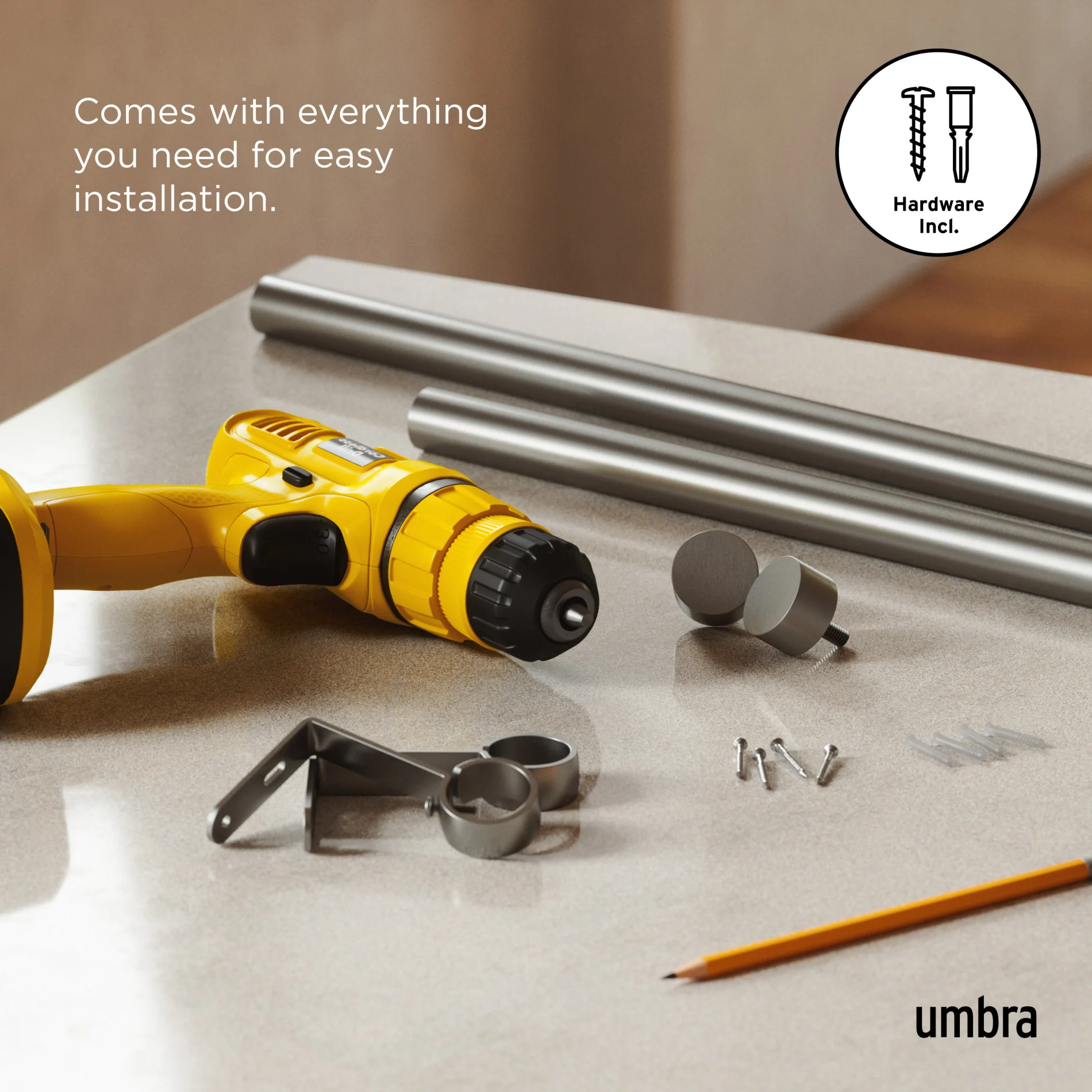 Cappa Double Curtain Rod - Image 31