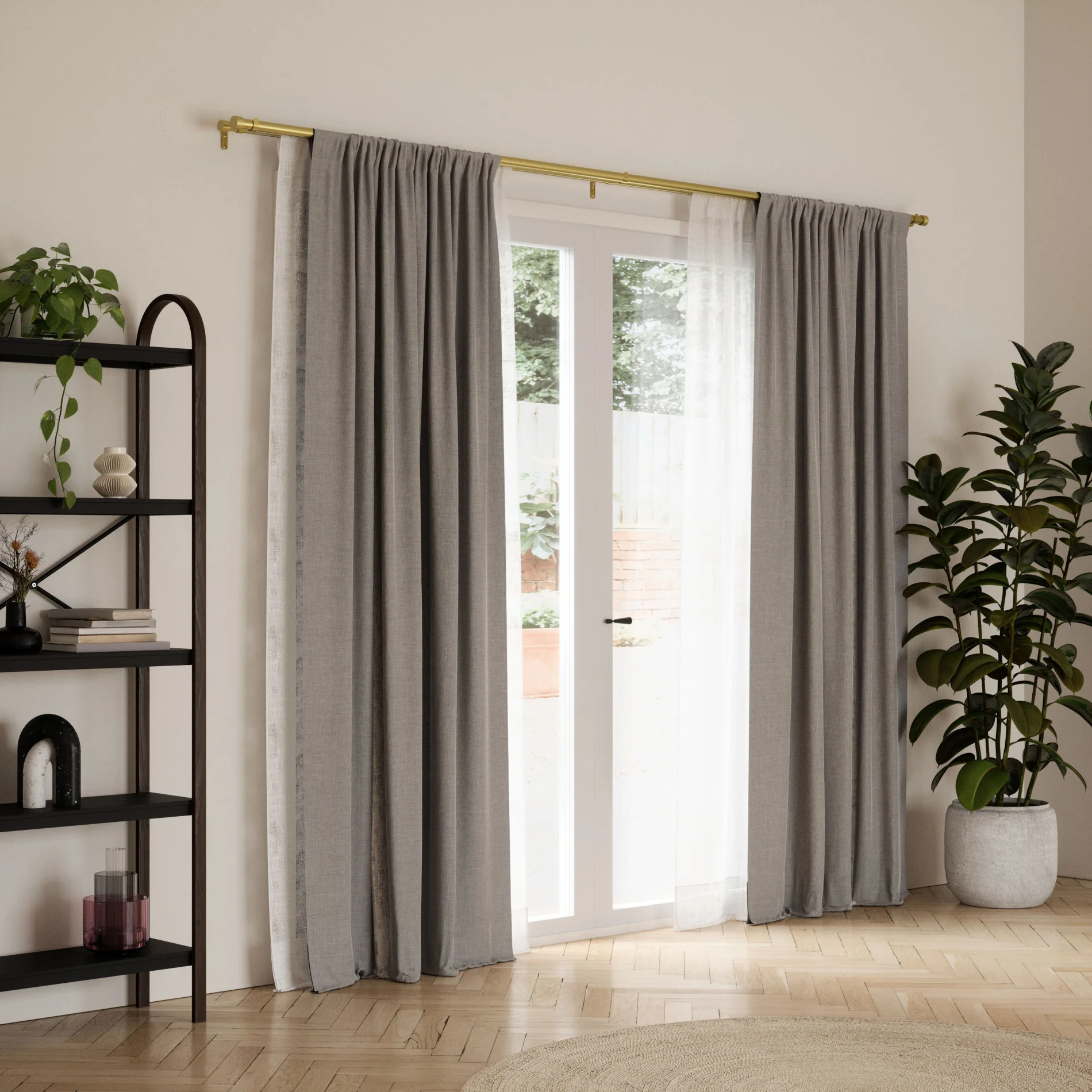 Cappa Double Curtain Rod - Image 80