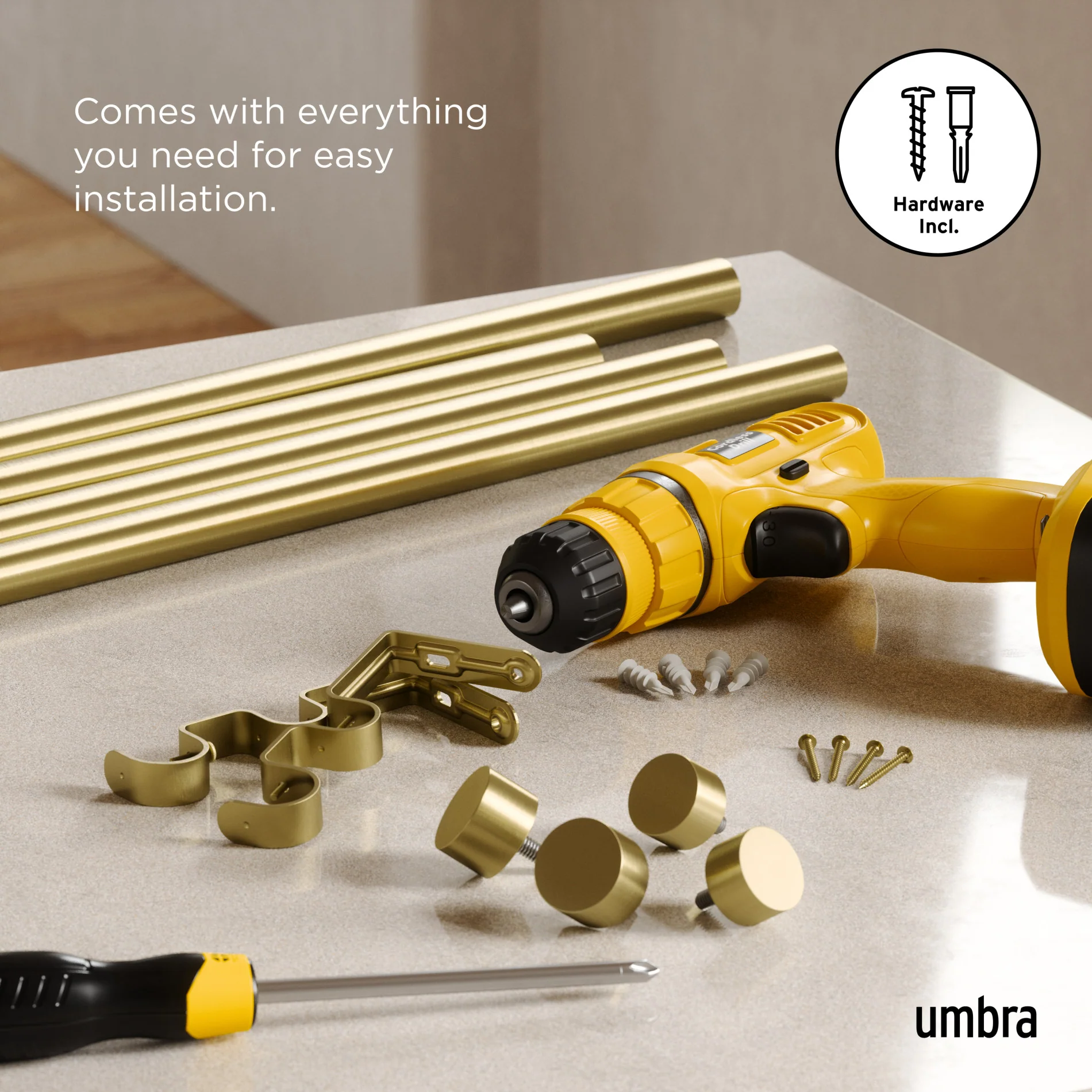 Cappa Double Curtain Rod - Image 87