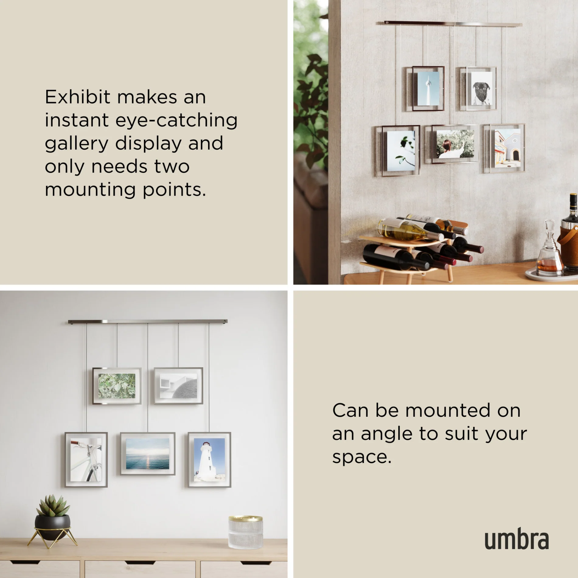 Exhibit Wall Picture Frames, Set of 5 - Image 38