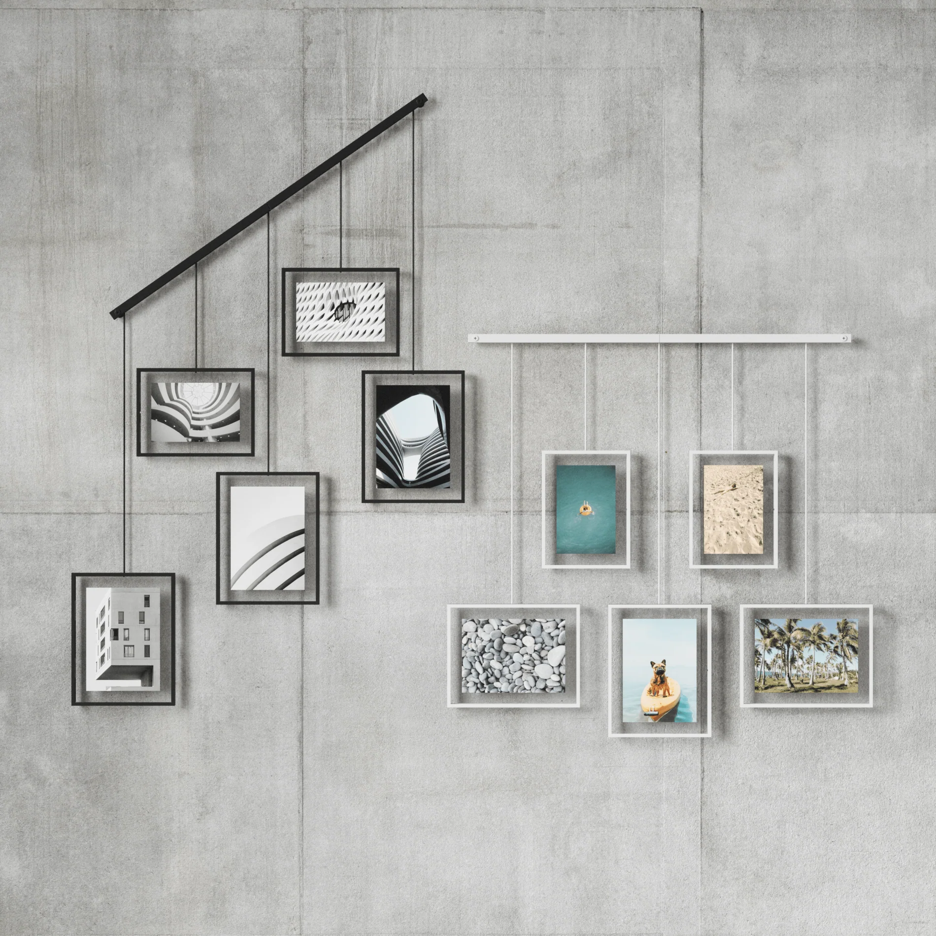 Exhibit Wall Picture Frames, Set of 5 - Image 4