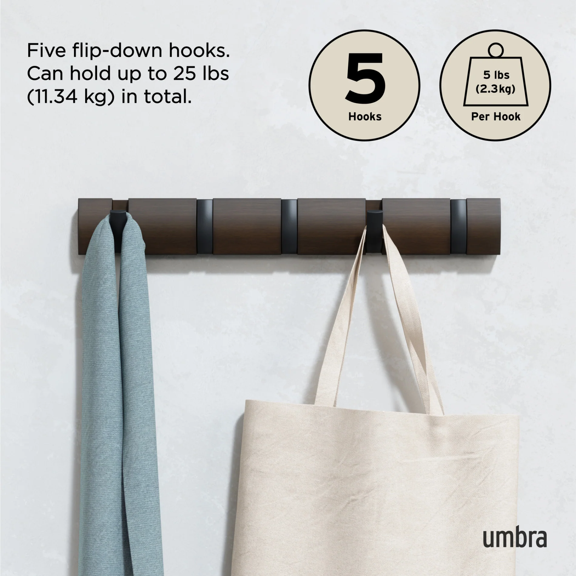 Flip 5 Wall Hook - Image 37