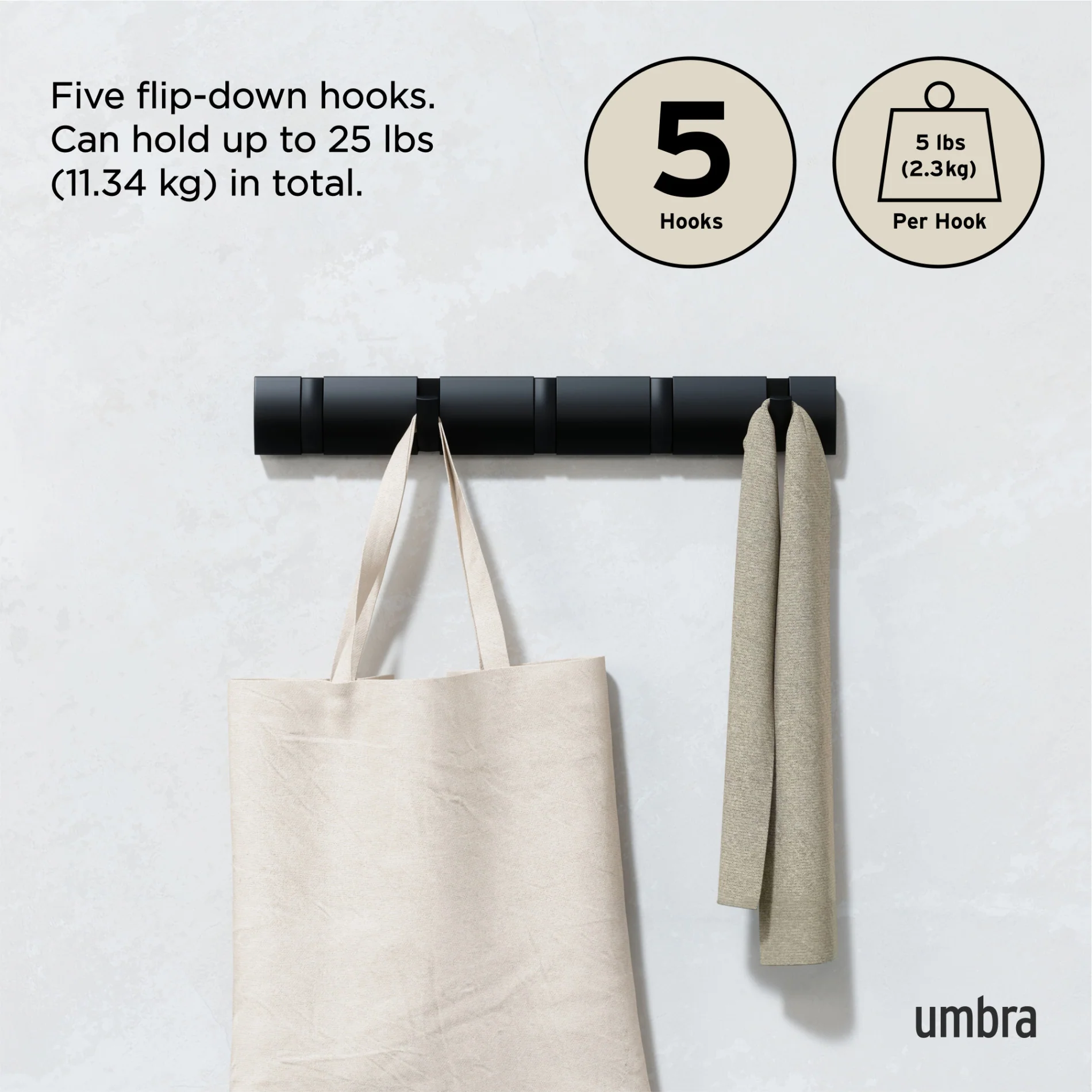 Flip 5 Wall Hook - Image 50