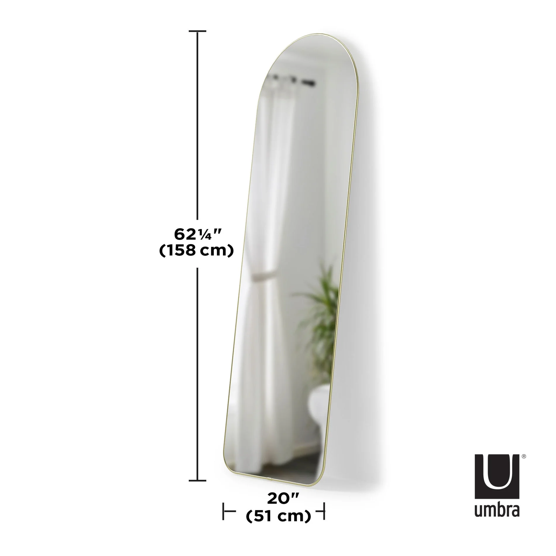 Hubba Arched Leaning & Wall Mirror - Image 14