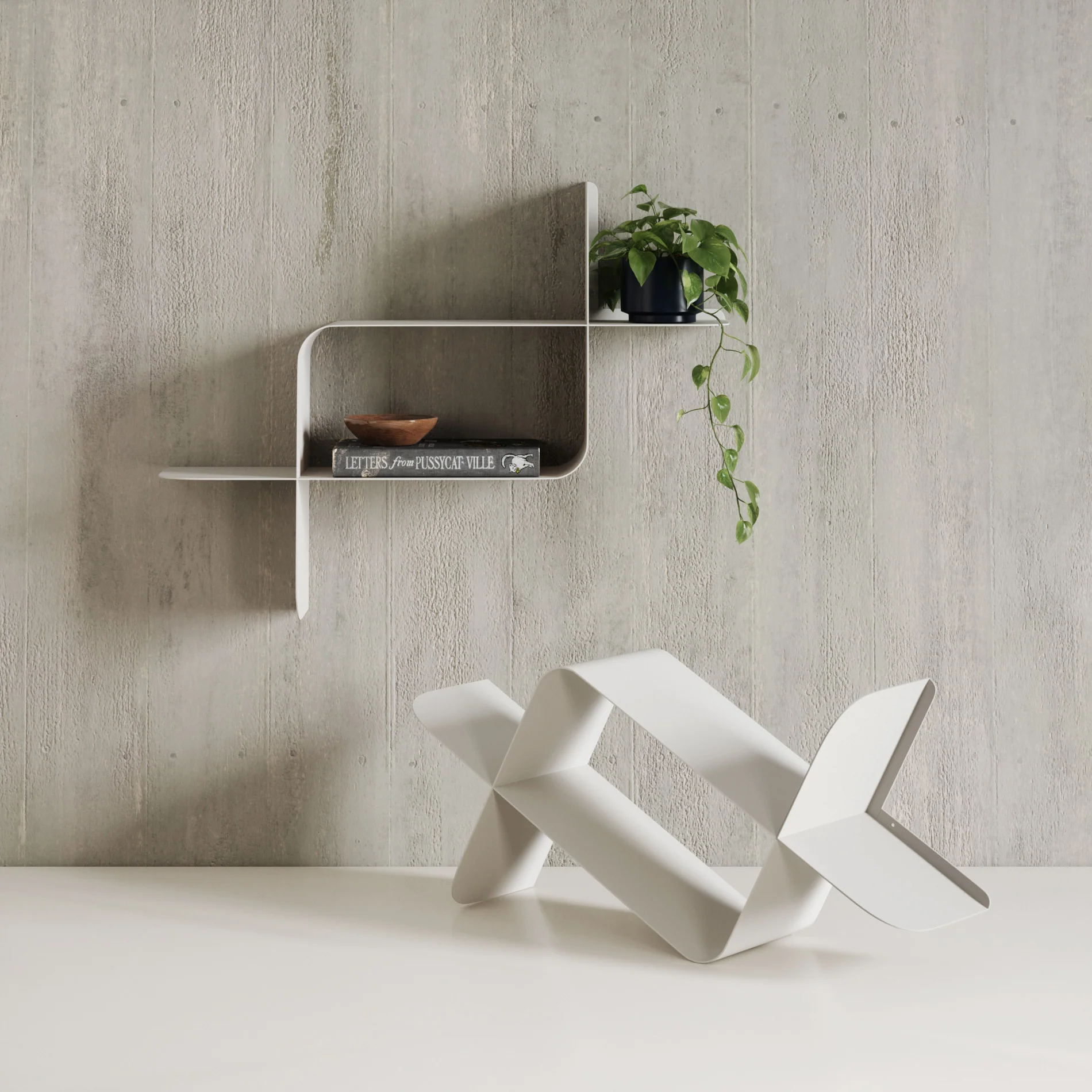 Montage Metal Wall Shelves, Set of 2 - Image 12