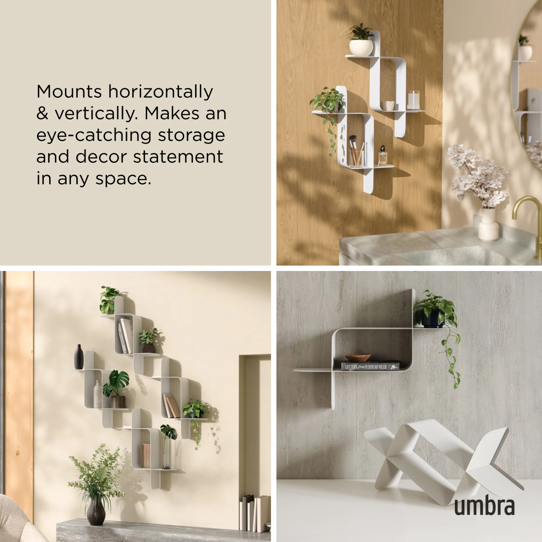 Montage Metal Wall Shelves, Set of 2 - Image 13