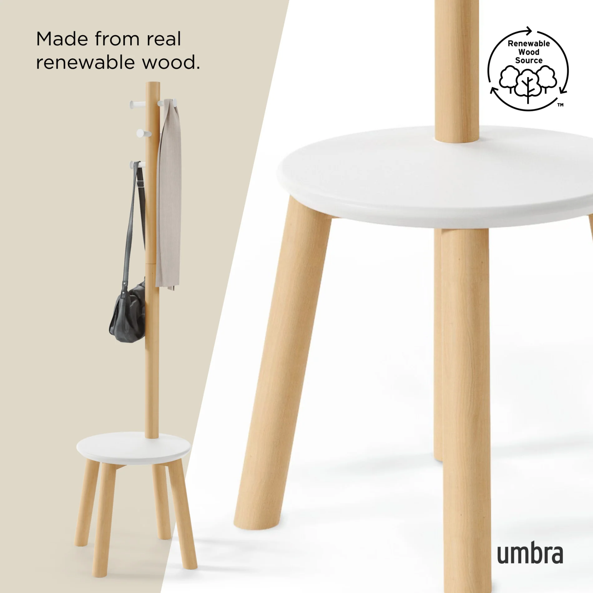 Pillar Stool and Coat Rack - Image 11