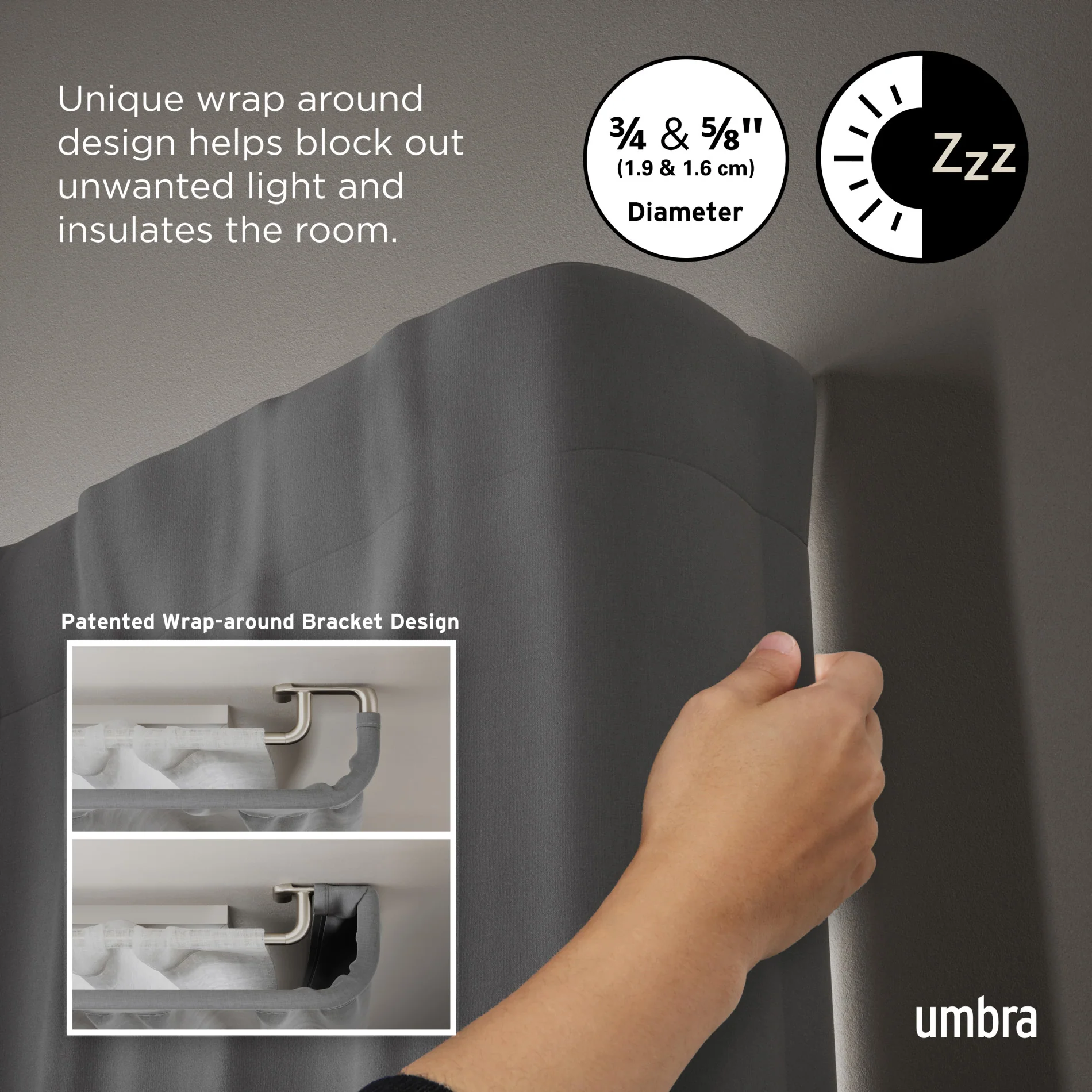 Twilight Double Blackout Curtain Rod - Image 22