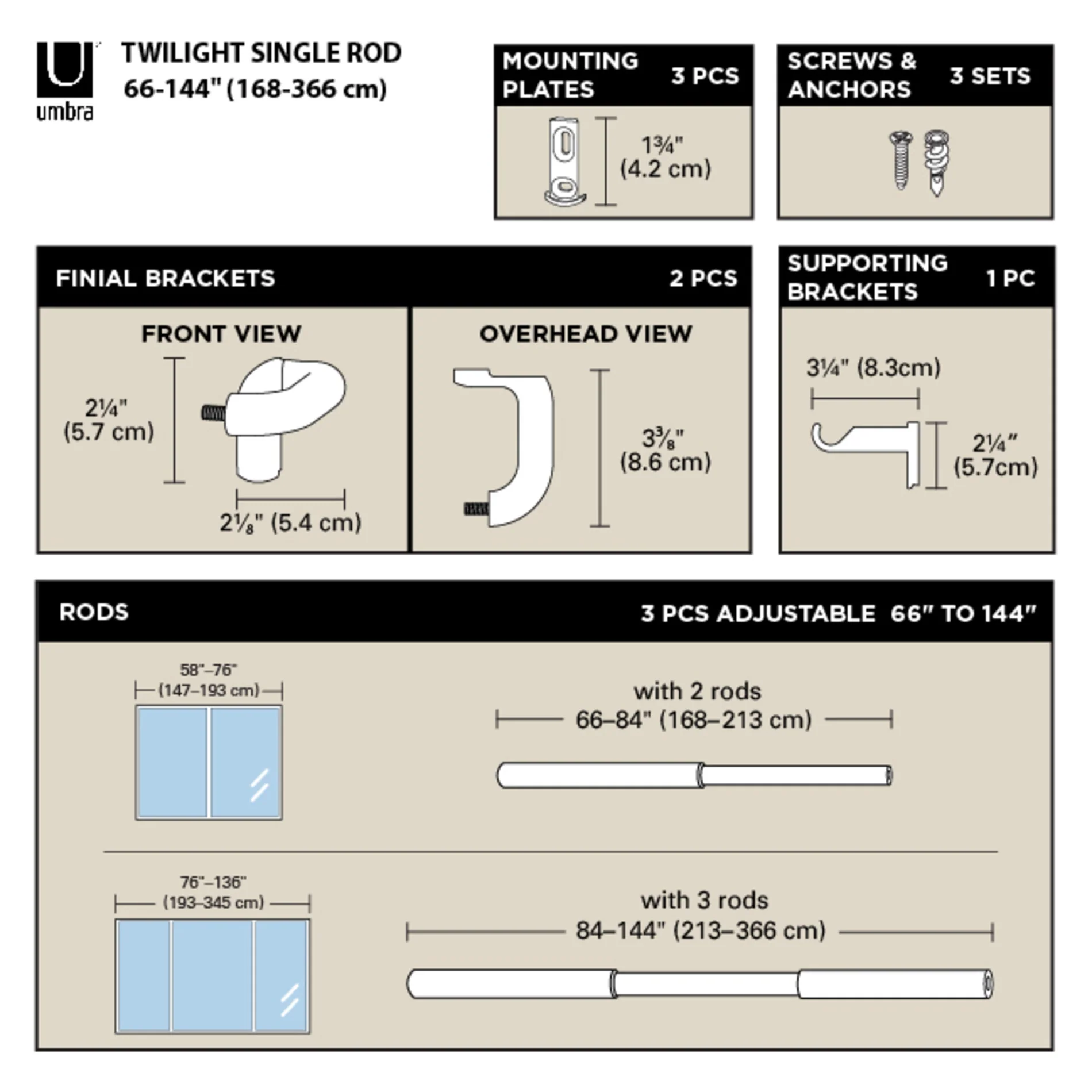 Twilight Blackout Curtain Rod - Image 16