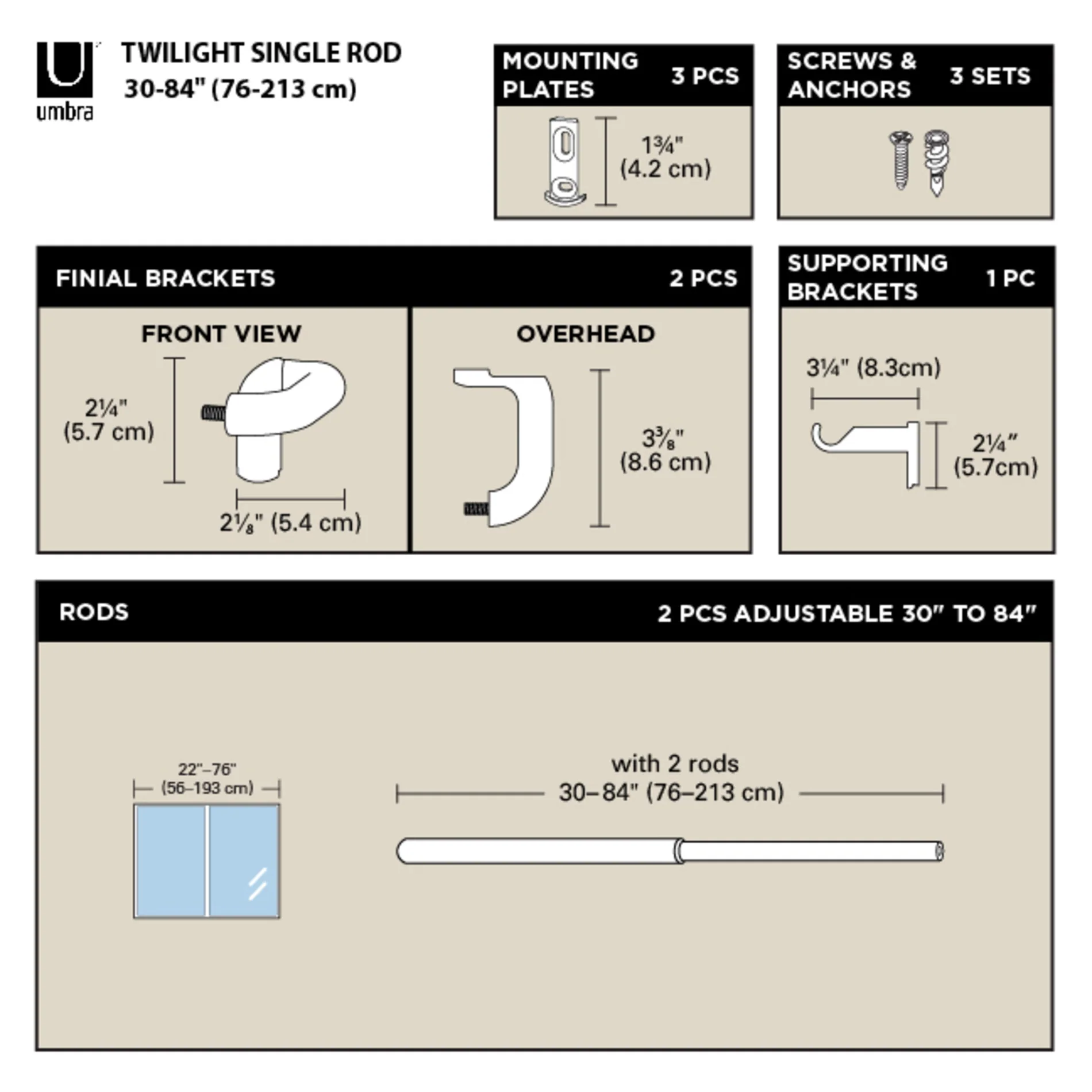 Twilight Blackout Curtain Rod - Image 8